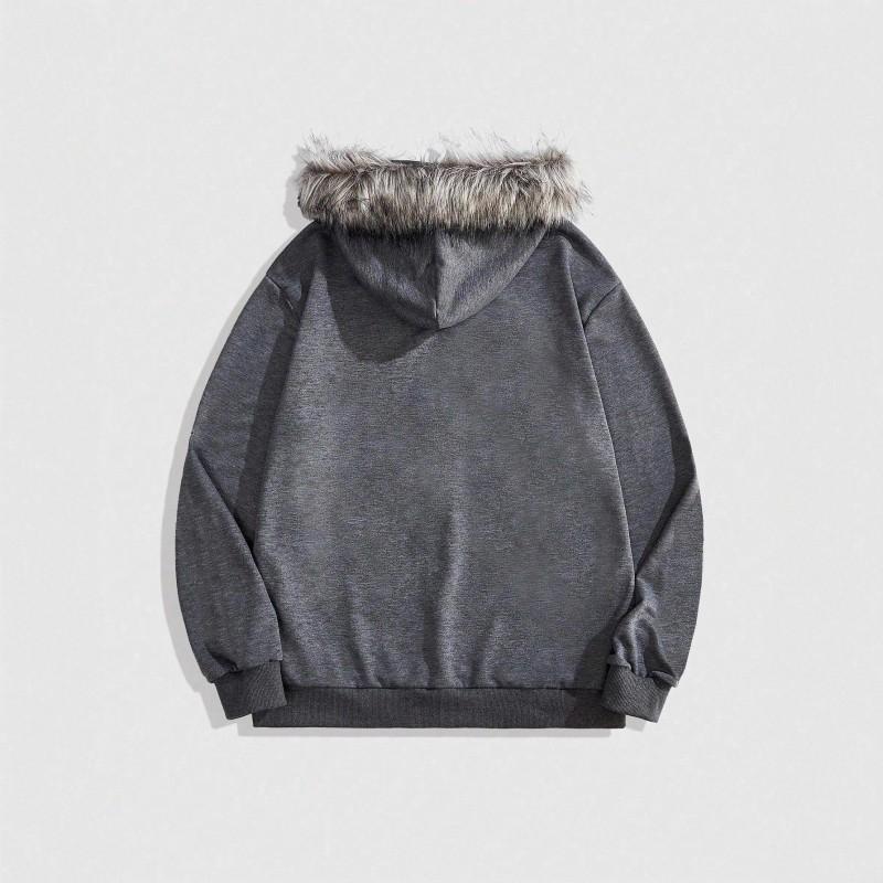 Felpa con Cappuccio Oversize con Stampa a Croce Stile Streetwear Manica Lunga Unisex Top Casual