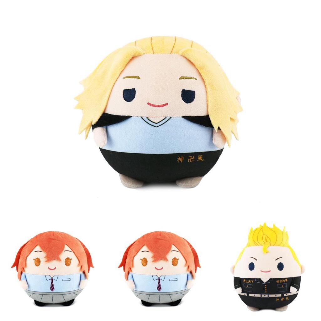 Tokyo Revengers Plush Toy Chubby And Cute 20cm Takemichi/mikey/draken/mitsuya Takashi/tachibana Naoto Pillow