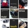 Winter knitted gloves warm and cold outdoor solid color velvet windproof student writing wool gloves cycling