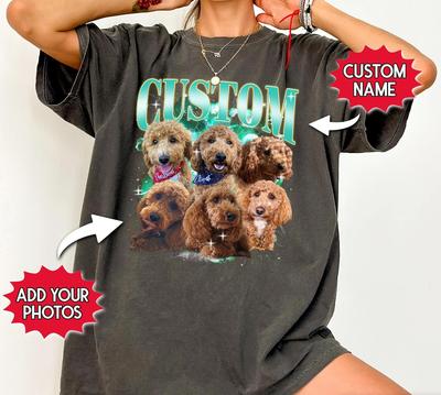 Comfort Colors Bootleg Pet Shirt, Custom Pet Shirt, Custom Dog Shirt, Dog Remembrance Gift