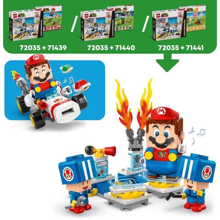 LEGO Super Mario 72035 Mario Kart – Garage de Toad - Jouet Nintendo personnalisable