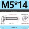 304 Stainless Steel Phillips Round Head Screw with Flat Washer M3/M4/M5/M6