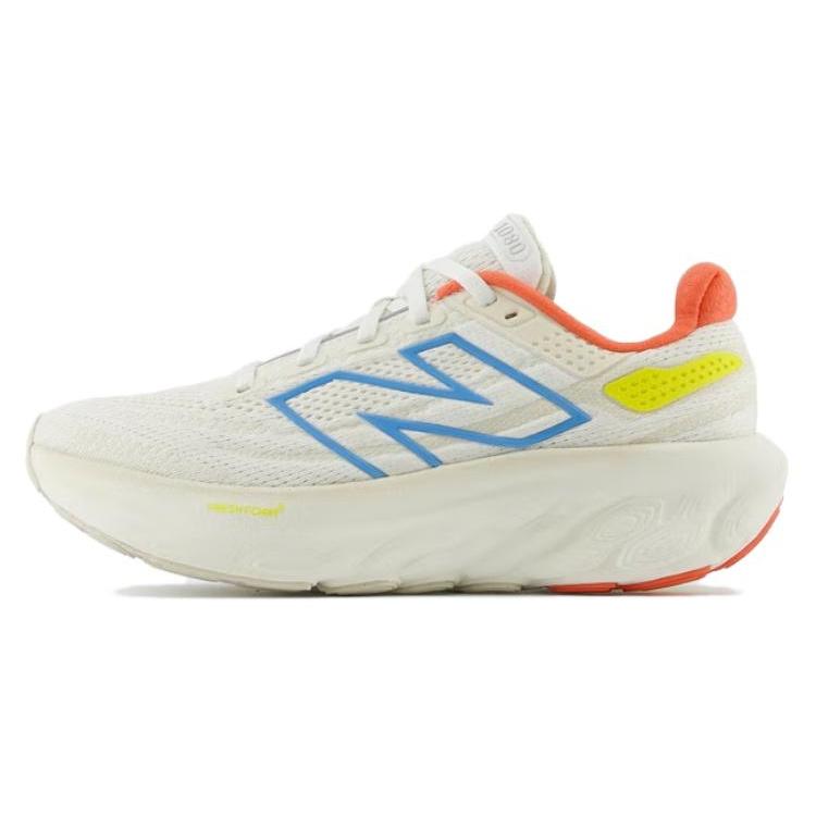 Nye New Balance Fresh Foam 1080 V13 Sko 'Hvit Oransje Blå' Dame W1080O13