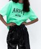 ERER Box-Pleat Faux Leather Shorts Black