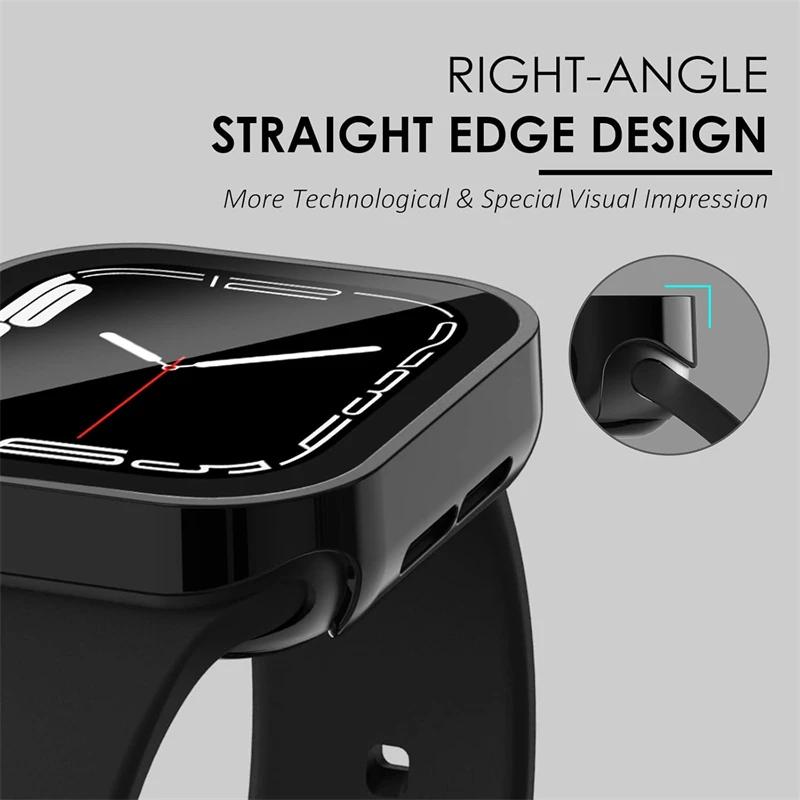 Waterproof Hard PC Screen Protector for Apple Watch 10 9 8 45mm 44mm 42mm 46mm 49mm Full Case Cover for IWatch Ultra 7 SE 6 5