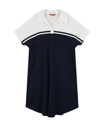 VANAKE Texture Block Cotton Dress_Vb38Opud04A