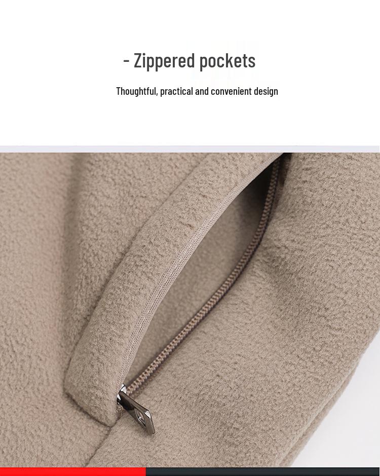 Women's Double-Sided Fleece Sherpa Hooded Windproof Velvet Jacket for Autumn and Winter
