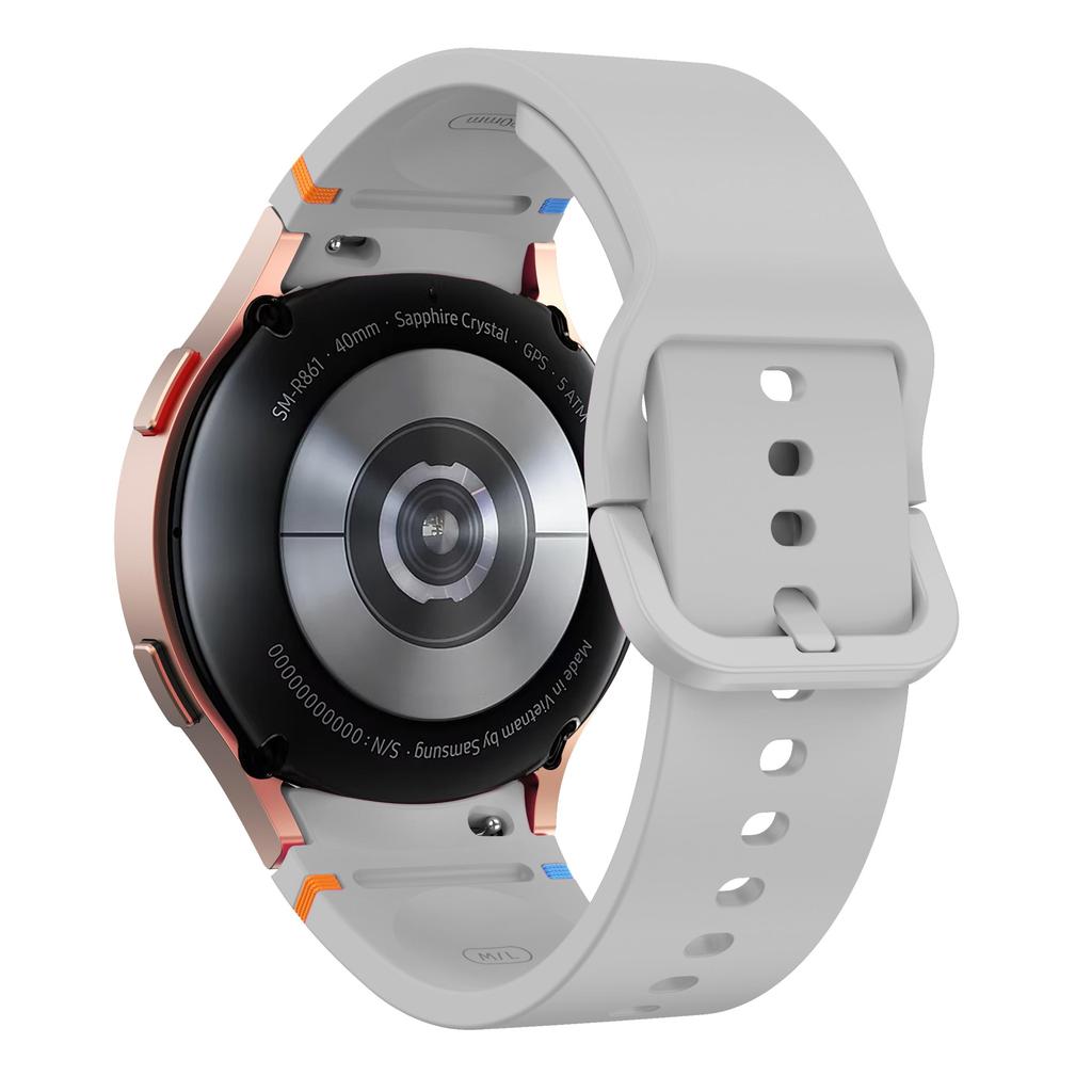 20mm Silicone Watch Strap For Samsung Galaxy Watch 7/6/5/4 44mm 40mm Bracelet Galaxy Watch 6 classic 5 pro 45mm 47mm 43mm Band