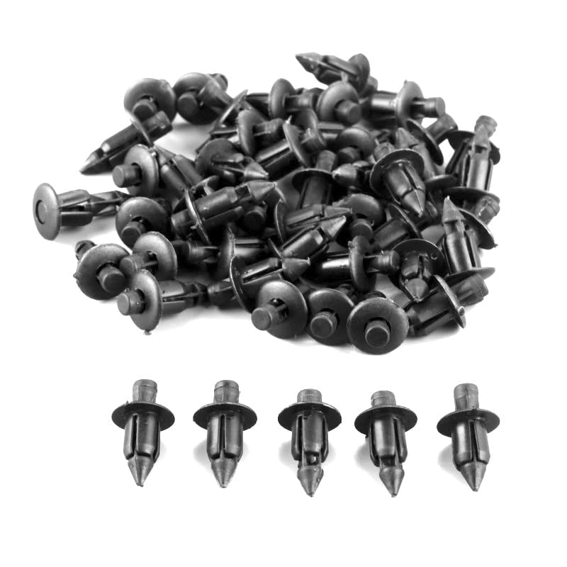 [Deepa Ribusu] 100 Pcs Toyota Suzuki Series 09409-07308 90467-07041-33 6.5-7mm Hole Diameter for Pillar