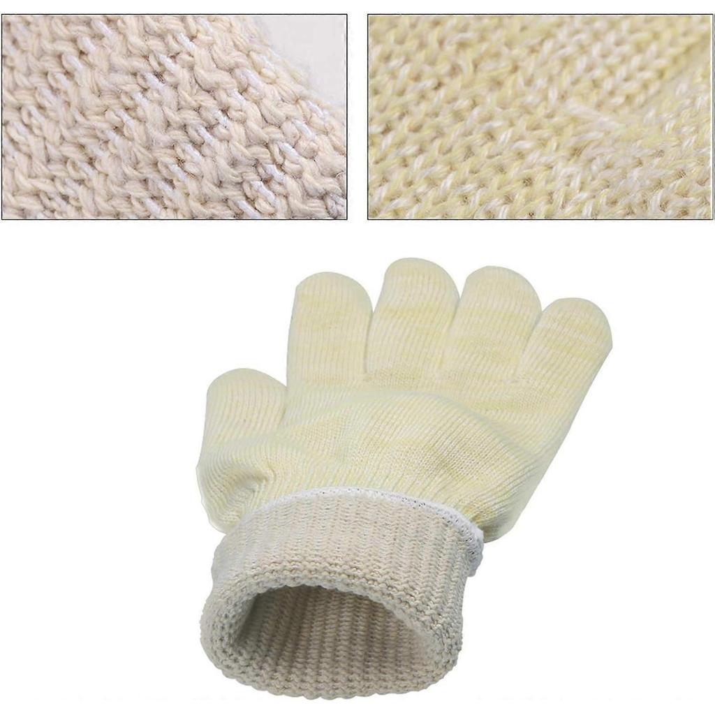 Heat Resistant Oven Gloves, Heat Resistant Up to 500C, Barbecue Gloves for BBQ, Grilling, Baking, Fireplace, Welding Gloves