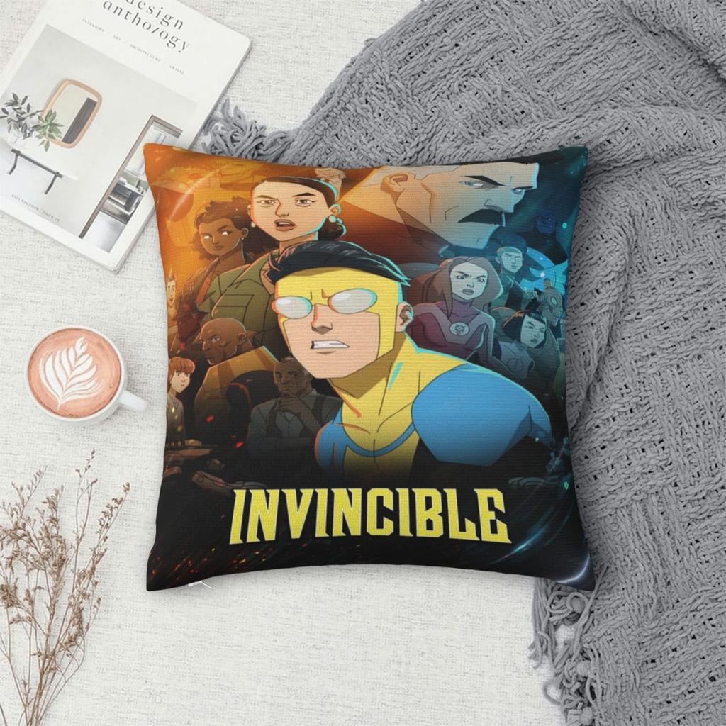 Invincible Omniman Amazing Hero Anime Printing Pillowcases Cushion Cover Throw Pillow Cover Y2K Home Decor Zipper Multi-Size