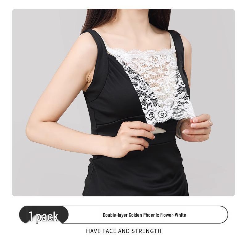 

Летний бандажный бесшовный цельный топ с V-образным вырезом и кружевной отделкой для женщин One Size