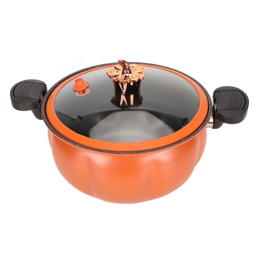 Mikro tlakový hrnec 8L Multifunkční Nepřilnavý Dýňový Mikro Tlakový Hrnec s Průhlednou Poklicí pro