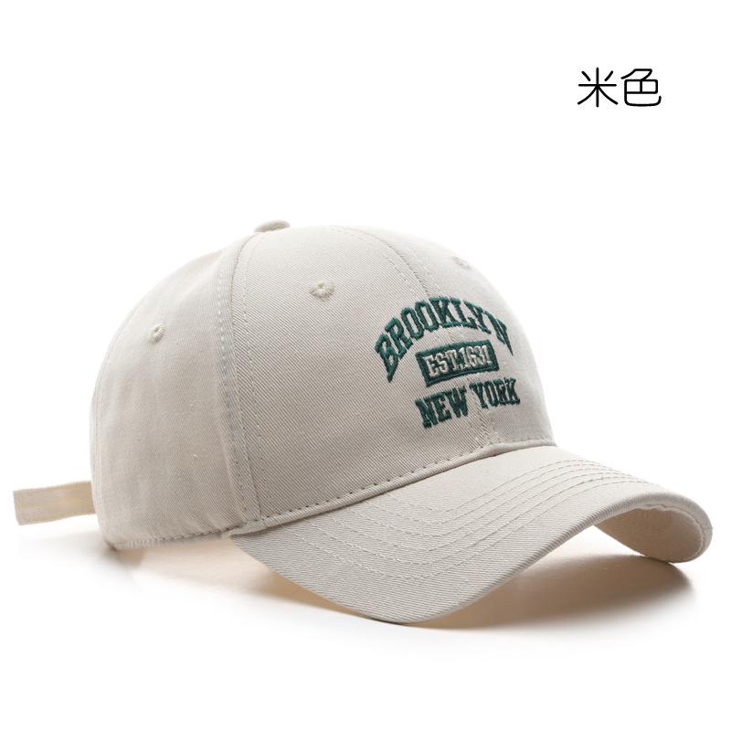 

Модная бейсбольная кепка с вышивкой, летняя уличная регулируемая шляпа в стиле хип-хоп, шляпа Snapback с костями бежевый