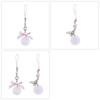 Delightful Japanese Style Keychain Bag Pendant Fish Cake Heart Bead Pendant Great for Camera Phones and Key Accessory