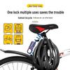 Steel Cable Combination Padlock, Outdoor Electric Vehicle/Bicycle/Helmet Lock, Free Shipping