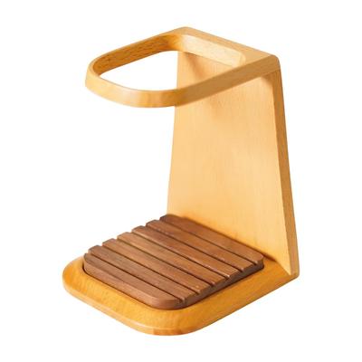 TOSMU Coffee Dripper Stand with Coaster, Single Serving, Disposable Ear Type, Wooden, Cute, Stylish, Wooden, TOSMU 7021
