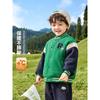 Right European Style Boys' Winter Jacket with Fleece Lining and Thickened Baseball Jacket, 2025 Winter New Children's Clothing, Baby Top