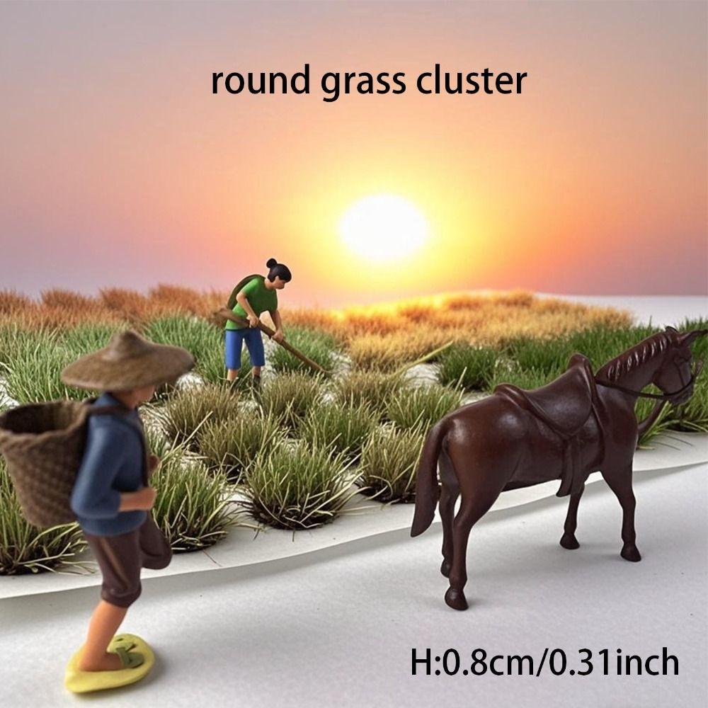 Simulation Miniature Grass Cluster Model Fairy Garden DIY Sand Table Grass Cluster  Model Making