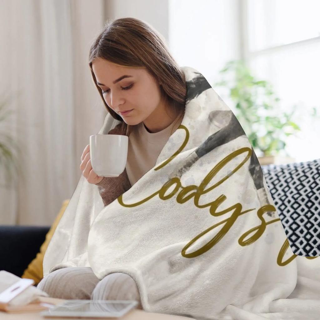 Cody's Wish 2023 horse racing design Throw Blanket Cozy Sofa Blanket for TV Watching Napping