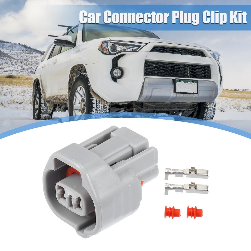 X AUTOHAUX Side Marker Light Connector Adapter Plug Clip Kit Replacement for Toy ota 2 Pin Number 9098011149 1 Set