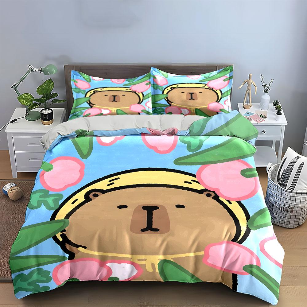 Cozy Spring Outfit Set Exquisite Three-Piece Bedding Set Gift For Kids And Adults