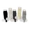 New Fashion Solid Color Knitted Leg Warmers Breathable Plain Mid-Calf Socks Harajuku Crew Socks Dance
