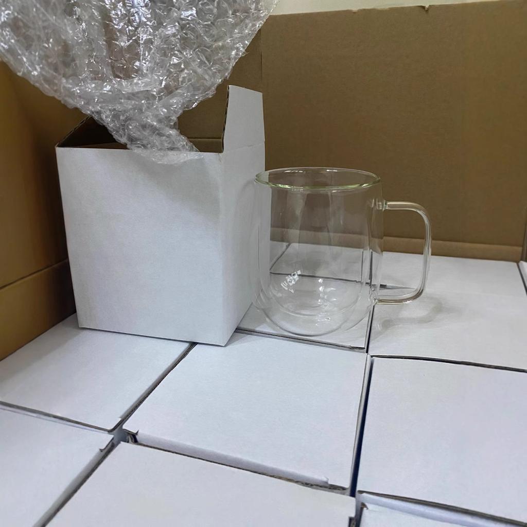 Double Layer Glass, High Borosilicate Nordic Simple Glass Coffee Cup Double Layer