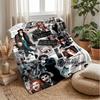 Coperta in Flanella Stampata Johnny Depp Calda e Accogliente, Amica della Pelle, Plaid per Divano, Letto, Uso Quotidiano Indoor