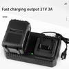 3A Lithium Battery Fast Charger 2 Way Power Tool Battery Charger Eu/Us Plug For Makita 18V 21V Battery Bl1415/1815/1830/1850