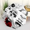 1 PC Automatic Folding Umbrella - Naruto Art Compilation Pattern Portable Foldable Design With 8 Ribs Christmas Birthday Gifts