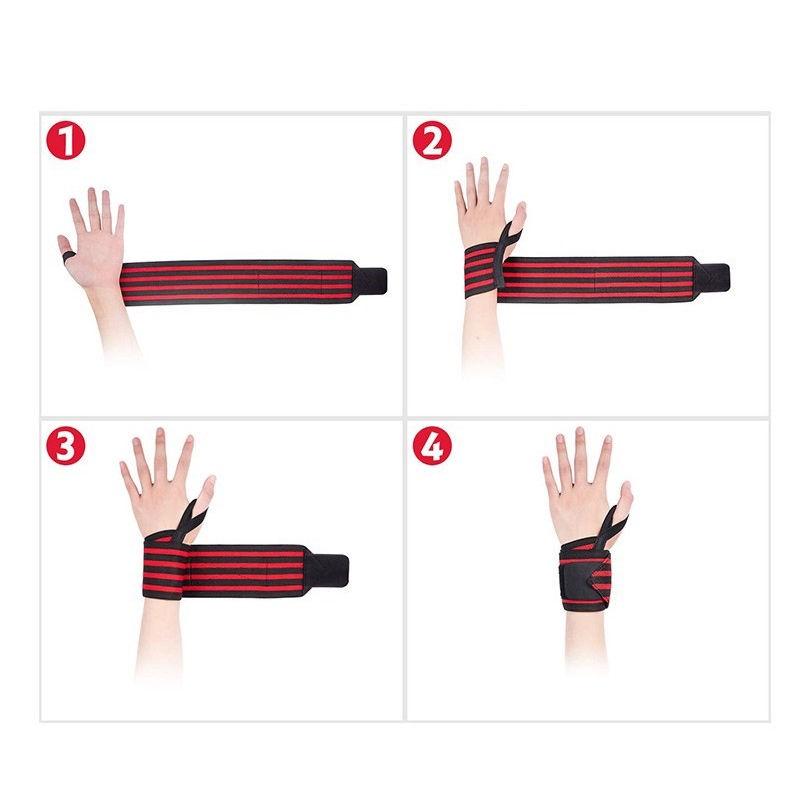 1Pair Wrist Support Protection Strap For Men Women Strength Training, Weightlifting, Powerlifting Lift Heavier