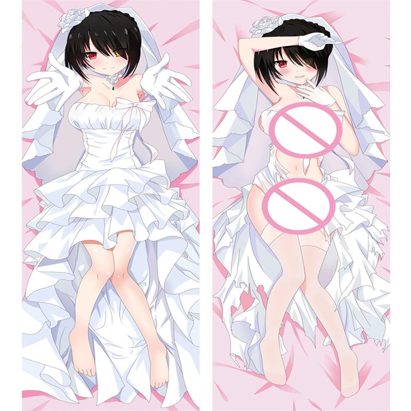 

60x180 см Date A Live аниме Dakimakura Tokisaki Kurumi двухсторонний принт обнимающая наволочка для тела Otaku наволочка для сна наволочка