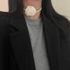 Gothic Elegant Big Rose Flower Clavicle Chain Necklace Women Wedding Bridal Sexy Adjustable Choker Jewelry Y2K Accessory