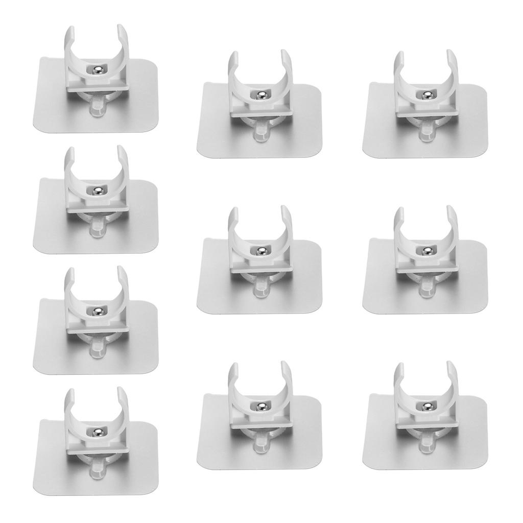 10pcs Pipe Holder Wall Fixing Pipe Brackets Pipe Mounting Clamps Home Renovations Support for Various Installation Need