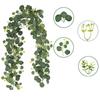 Realistic 180cm Eucalyptuses Vine Display Ornament Feature 60 Blooms Head Ideal For Party And Event Decoration