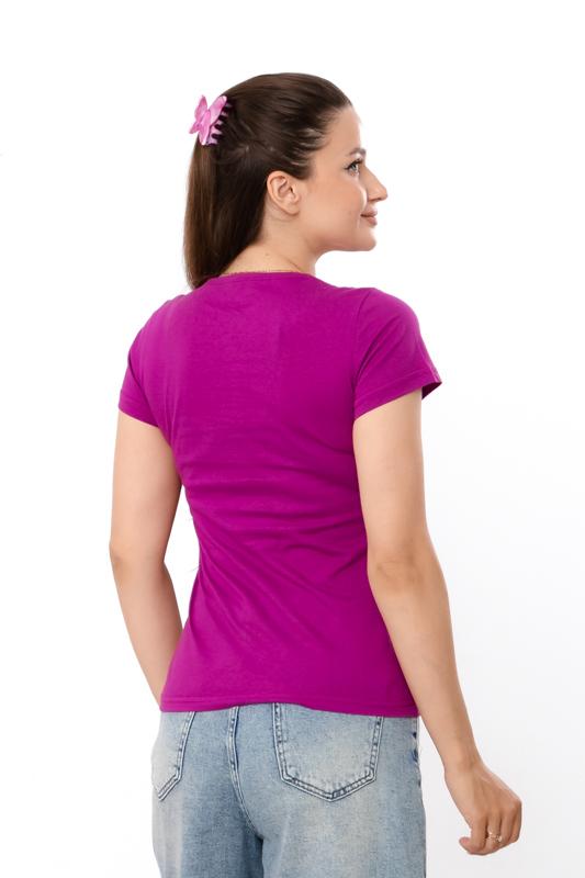 Women's Cotton T-Shirt – Classic Fit, Round Neckline Summer 8188-001-33-2 HC