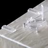 4Pcs Transparent Tablecloth Holder Multi-function Curtain Buckle Portable Cloth Clamp