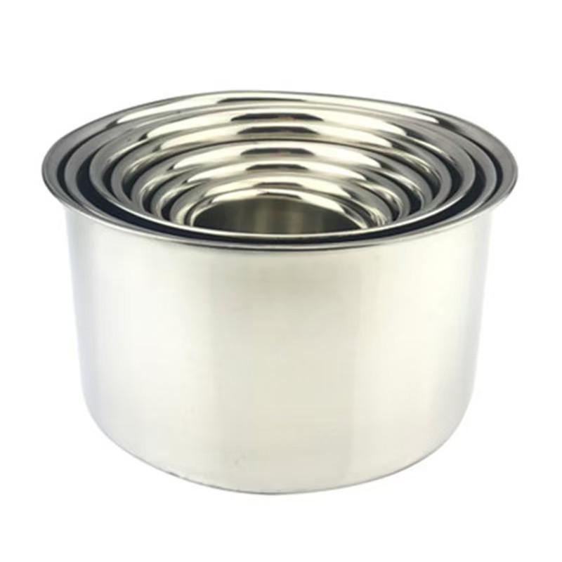 304 Stainless Steel Seasoning Bowl: Durable Commercial Kitchen Condiment Jar & Soup Basin.