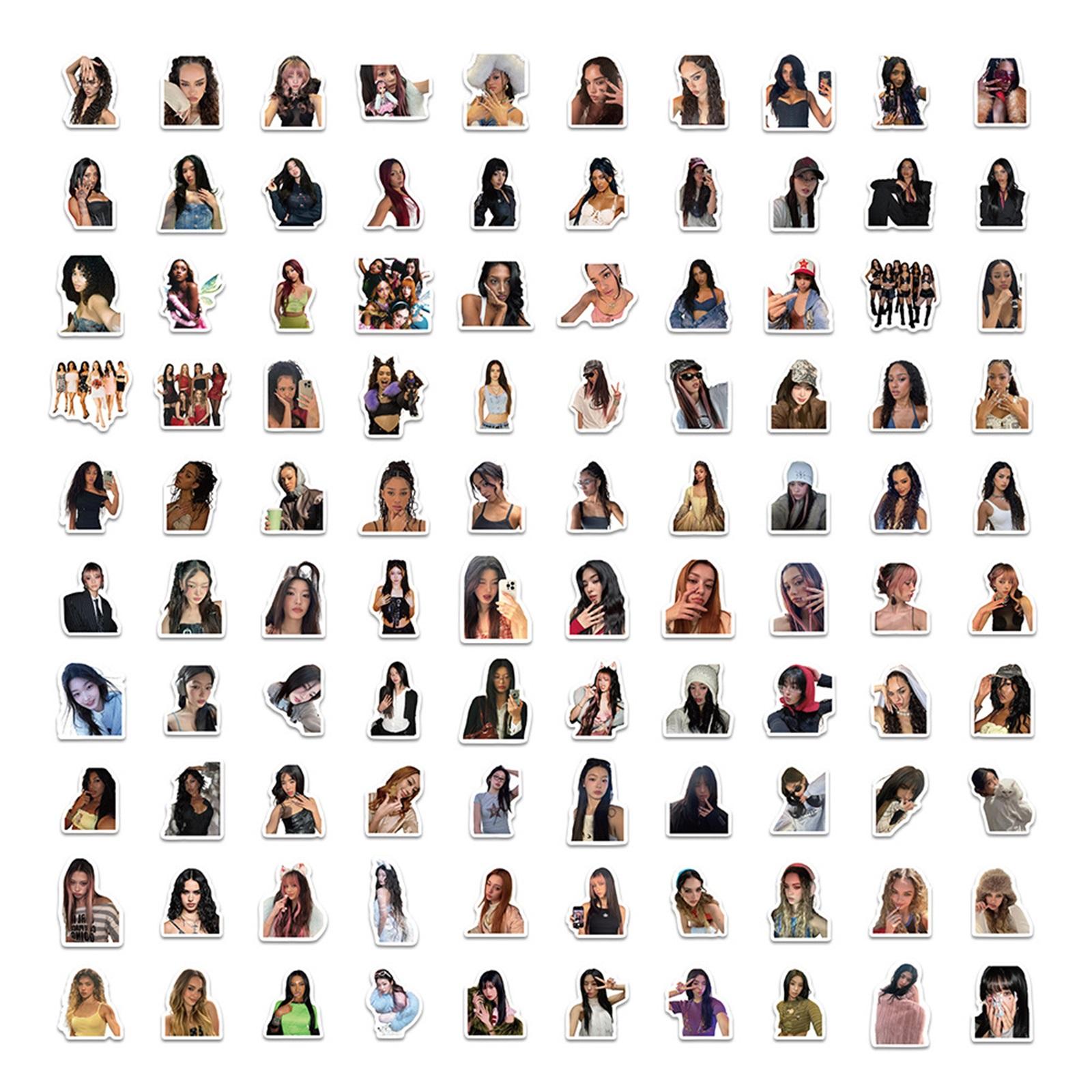 

100 Stickers Cross-border Decorative Desktop Luggage Desktop Skateboard Stickers One Size