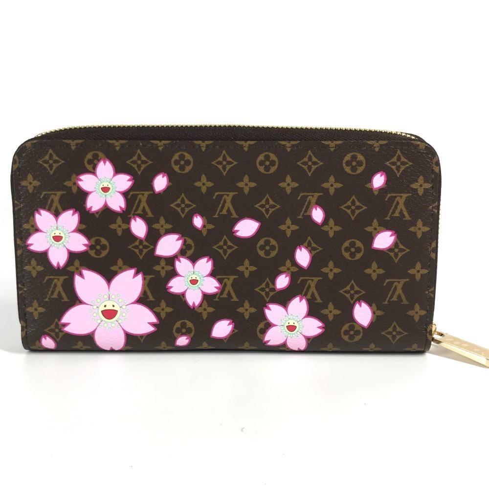 Louis Vuitton M13433 Murakami Takashi Monogram Zippy Wallet CherryBlossom Unused