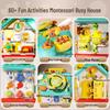 Montessori Busy House: Early Education Toy for Fine Motor Skills Development