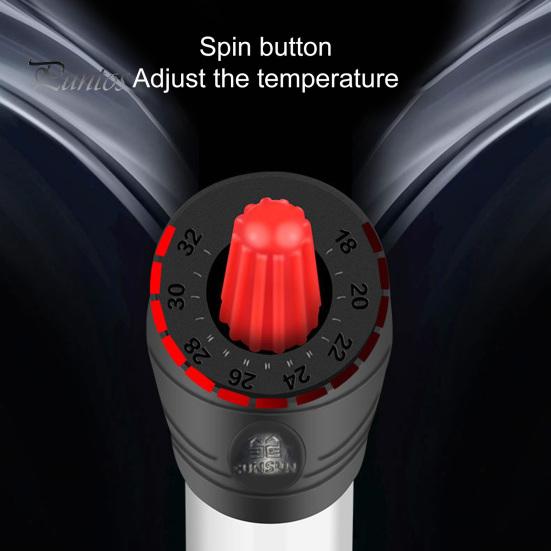 Thermostat Fish Tank Heater Temperature Adjustable Digital Display Waterproof with Indicator Light Heating Rod 100W Submersible for Home Water