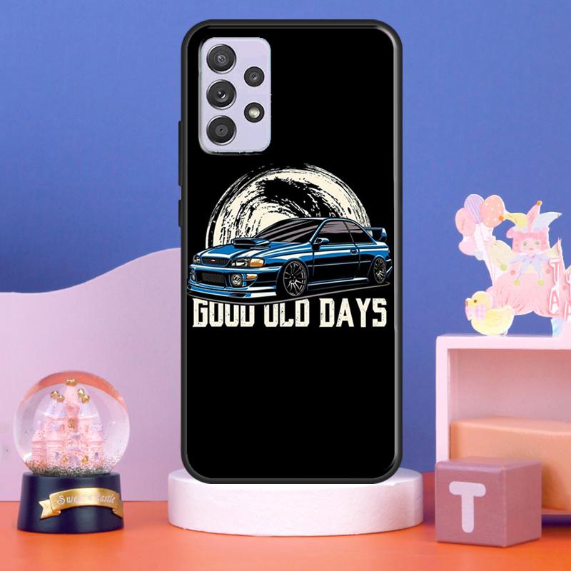 JDM Drift Car Case For Samsung Galaxy A56 A16 A26 A36 A55 A35 A15 A54 A34 A14 A52 A32 A12 A13 A33 A53 A17