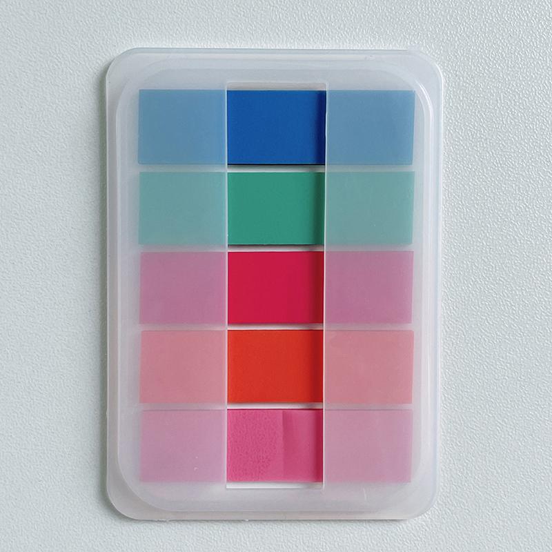 1Set Note Adezive Transparente Culoare Vintage Morandi Autocolant Paster Blocnotes PET