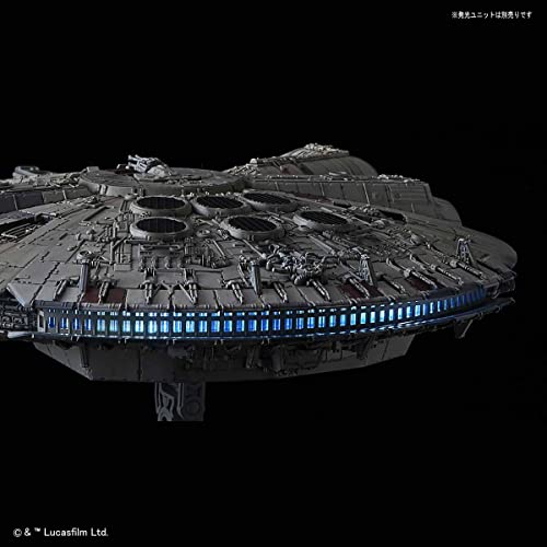BANDAI SPIRITS Star Wars Millennium Falcon (Star Wars: The Rise of Skywalker) 1/144 Scale Pre-Colored Plastic Model