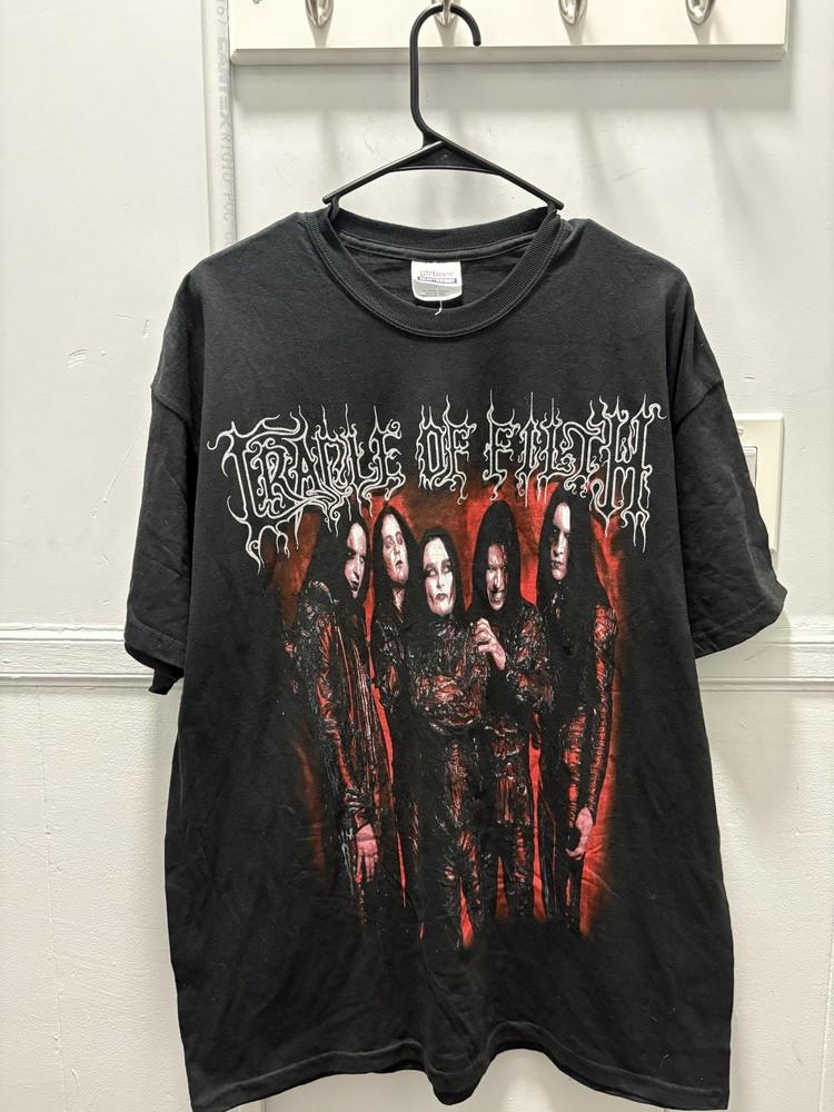 

Vintage Cradle Of Filth Shirt Mens XL Black Children Lesser God Metal Band Tee Unisex T-Shirt XL