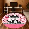 1pc Skunk Cute Round Chair Mat Office Area Rug - Non-Slip, Floor Mat for Office, Bedroom, Ideal Home Decor Gift C0112064
