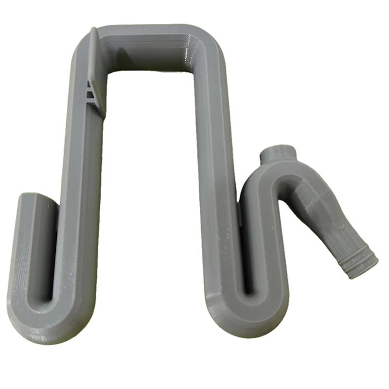 A27F-Overflow Pipe Rainwater Transfer And Self-Priming Siphon Hose Kit For Automatic Drainage And Water Filling серый