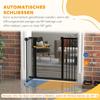 Adjustable Safety Gate W/ One Extensions, Four Adjustable Screws, Black